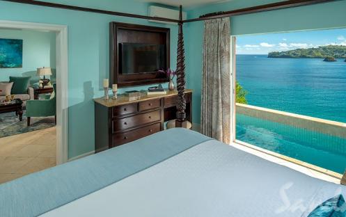 Sunset Bluff Honeymoon Oceanfront One Bedroom Butler Villa Suite with Private Pool - BS (6)